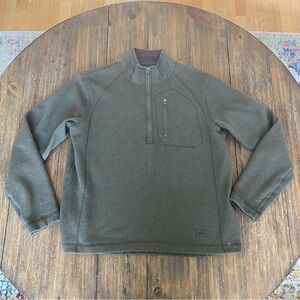 REI men’s knit quarter zip sweater